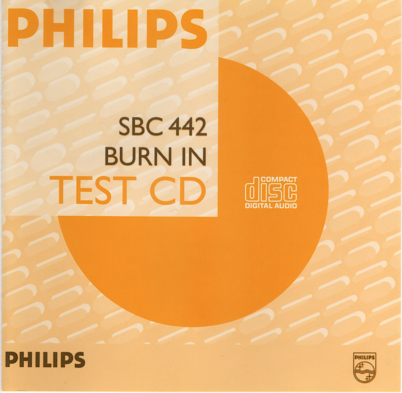 Philips SBC 442 Burn in TEST CD - Bram Jacobse