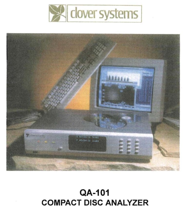 Clover Systems QA-101 Compact Disc Analyzer 4.0 - Bram Jacobse