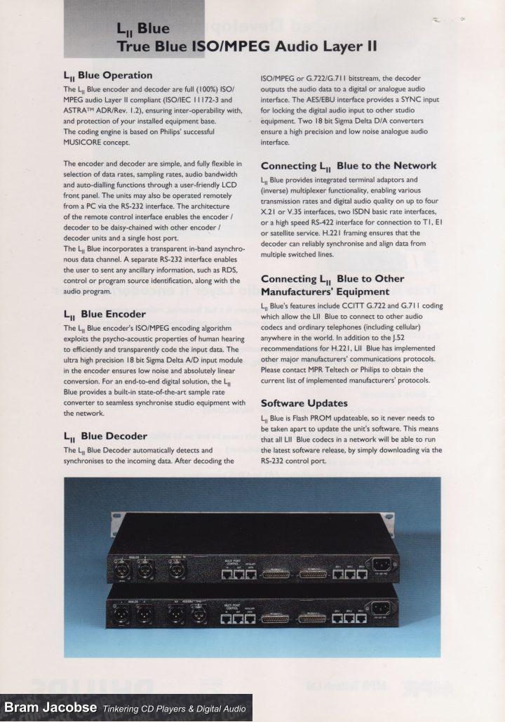Philips True Blue ISO MPEG Codec - Bram Jacobse