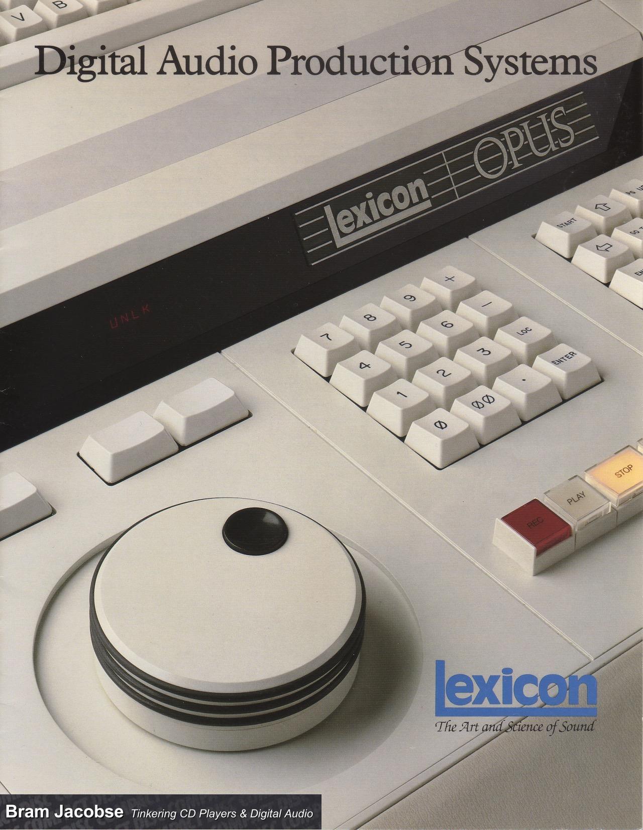 Lexicon - OPUS - Digital Audio Production System 2 - Bram Jacobse