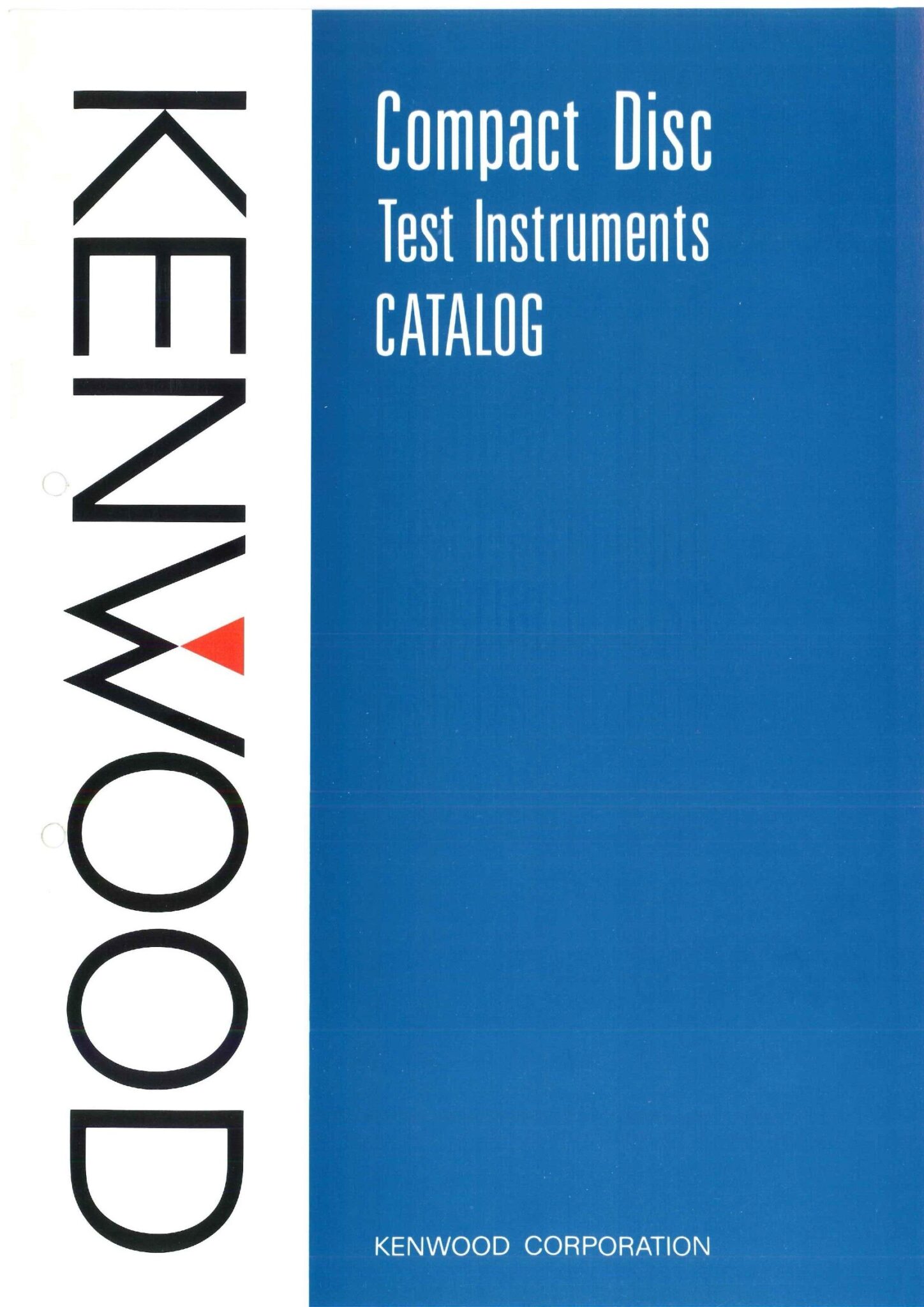 Kenwood : Compact Disc Test Instruments CATALOG - Bram Jacobse
